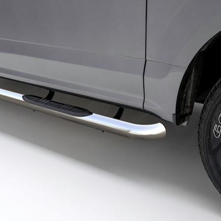 Aries 3" Round Polished Stainless Steel Side Bars 203046-2
